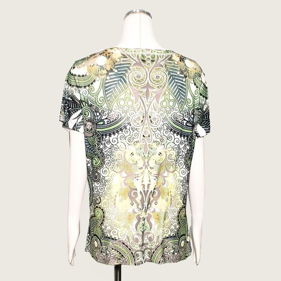 Style&co. Beaded Paisley Top - Picture 7 of 8